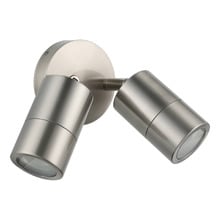 Fremantle Stainless Steel Outdoor Wall Spotlight
